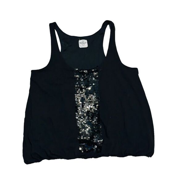 J. Crew Heirloom Black Sequin Tank - Size Medium - Picture 7 of 12